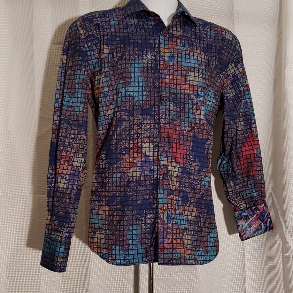 Visconti Black size M mens long sleeve shirt.